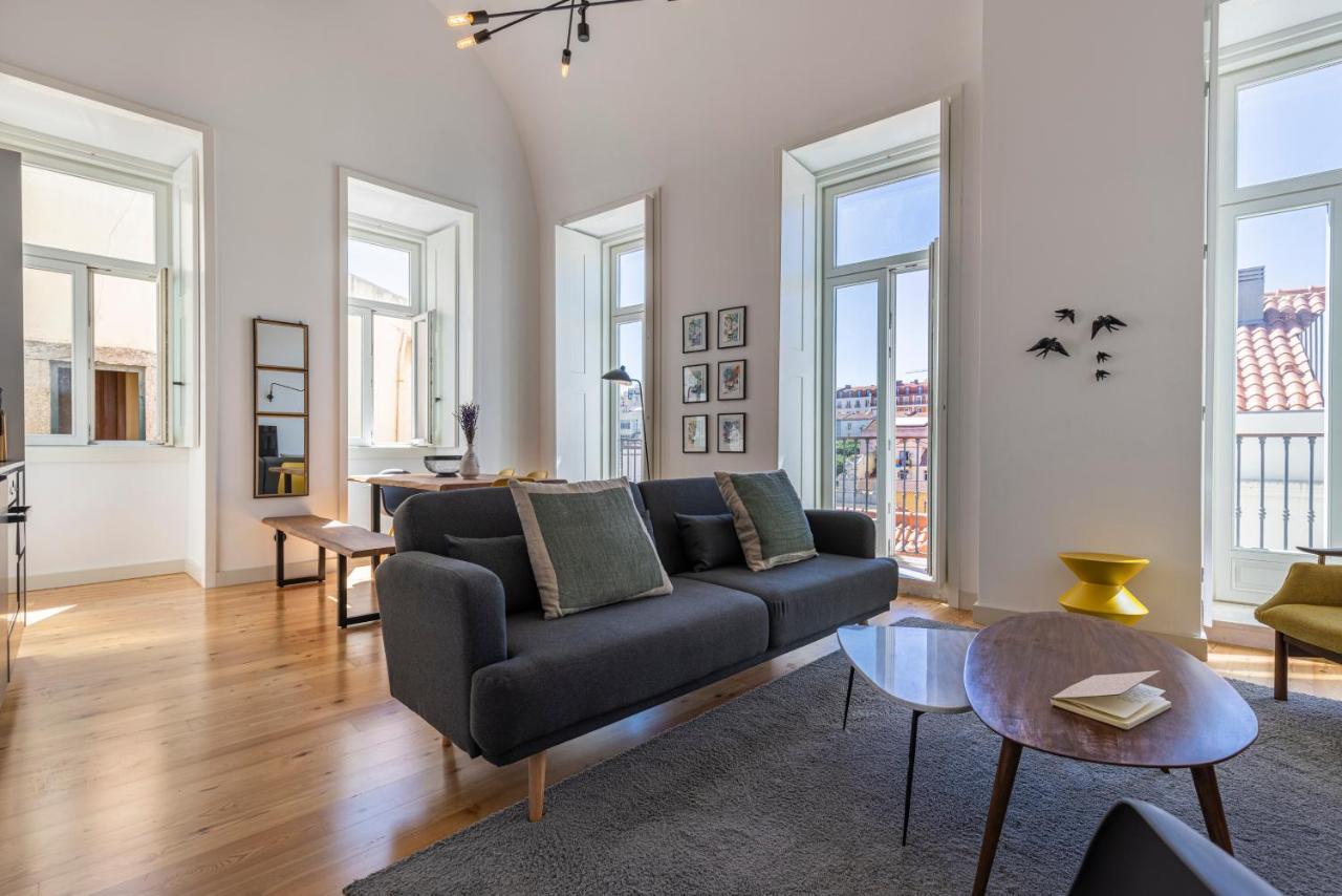 Glamorous 3Bdr Apartment In City Center By Lovelystay Lisboa Exteriör bild