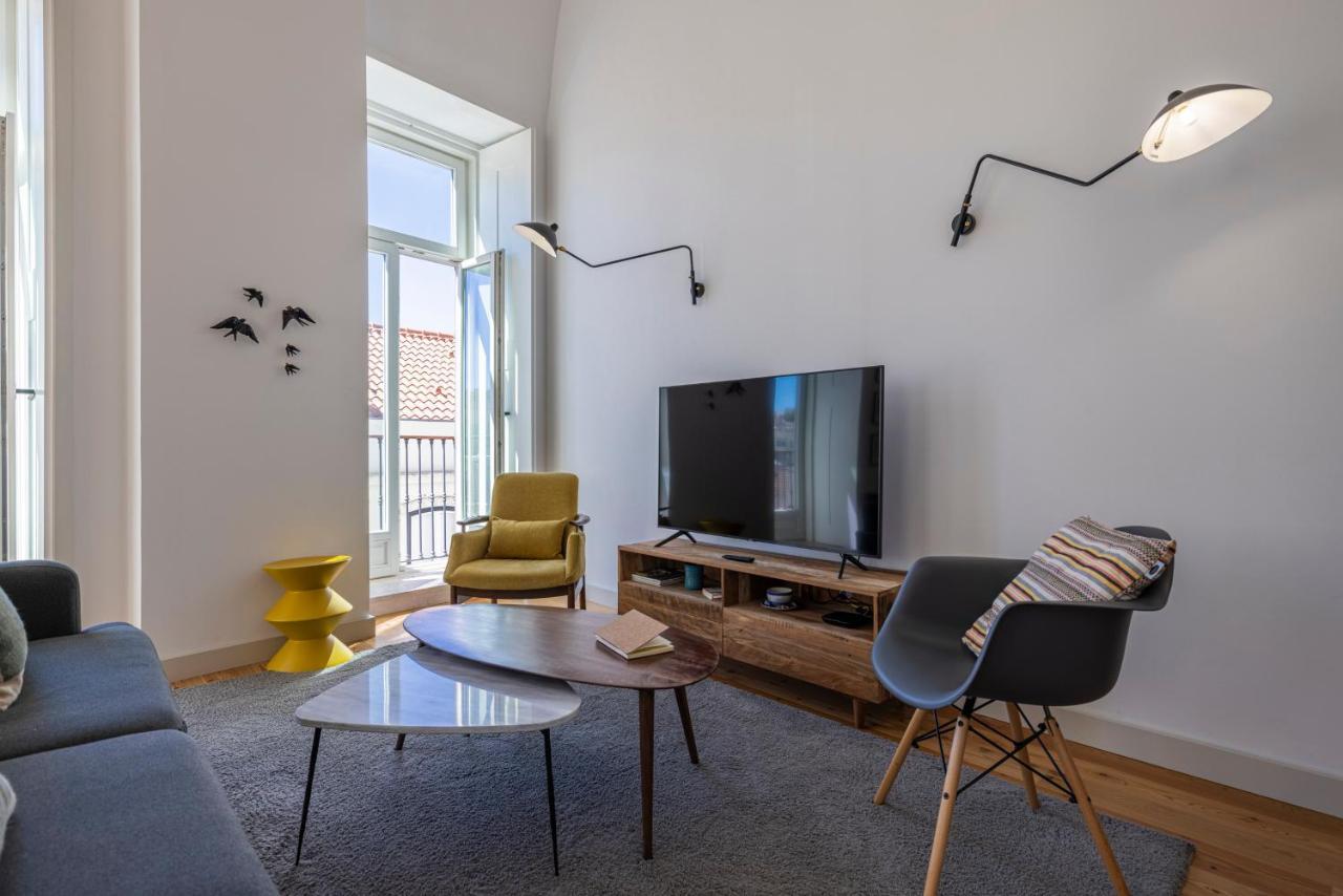 Glamorous 3Bdr Apartment In City Center By Lovelystay Lisboa Exteriör bild
